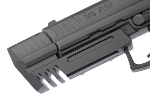 H&K P30 (HECKLER & KOCH) MATCH WEIGHT STEEL COMPENSATOR WITH OR WITHOUT PICATINNY RAIL