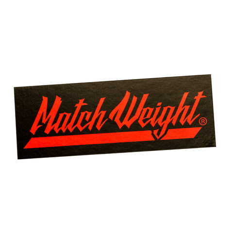 Match Weight Sticker (5) Pack