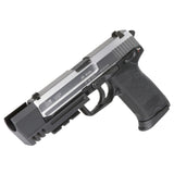 H&K USP FULL SIZE (HECKLER & KOCH) 9MM / .45 ACP / .40 S&W MATCH WEIGHT ALUMINUM OR STEEL COMPENSATOR WITH OR WITHOUT PICATINNY RAIL