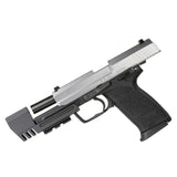 H&K USP FULL SIZE (HECKLER & KOCH) 9MM / .45 ACP / .40 S&W MATCH WEIGHT ALUMINUM OR STEEL COMPENSATOR WITH OR WITHOUT PICATINNY RAIL